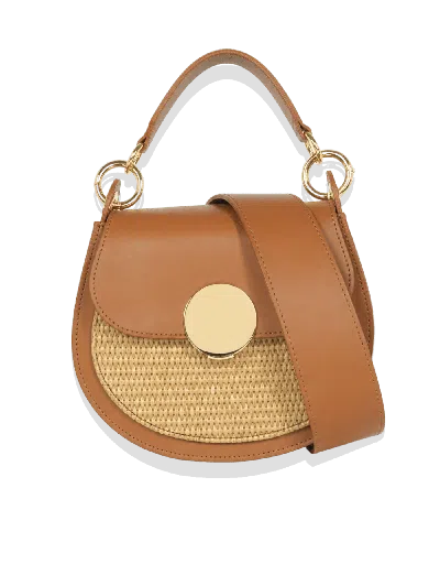 Le Parmentier Women's Brown Yucca Soho Raffia - Limited Edition Cognac