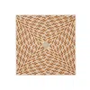 Le Parmentier Women's Neutrals Chain Motif Silk Square Scarf - Beige