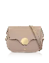 Le Parmentier Women's Neutrals San Pedro Leather Shoulder Bag - Nude Color In Multi