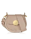 Le Parmentier Women's Neutrals Yucca Suede & Leather Shoulder Bag - Nude In Multi