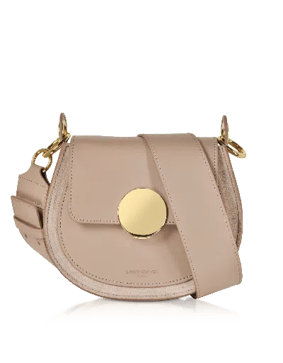 Le Parmentier Women's Neutrals Yucca Suede & Leather Shoulder Bag - Nude In Multi