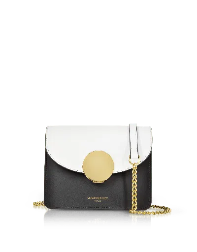 Le Parmentier Women's New Ondina Mini Color Block Shoulder Bag - Black & White In Multi