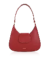 Le Parmentier Women's Obolo Leather Shoulder Bag - Red In Red