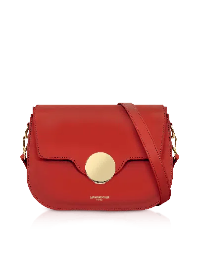 Le Parmentier Women's San Pedro Red Leather Shoulder Bag