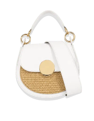 Le Parmentier Women's Yucca Soho Raffia - Limited Edition White