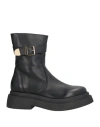 Le Pepite Woman Ankle Boots Black Size 10 Calfskin In Black