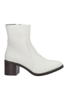 Le Pepite Woman Ankle Boots Off White Size 11 Calfskin