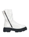 Le Pepite Woman Ankle Boots Off White Size 10 Textile Fibers In Off White