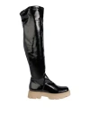 Le Pepite Woman Boot Black Size 11 Textile Fibers In Black
