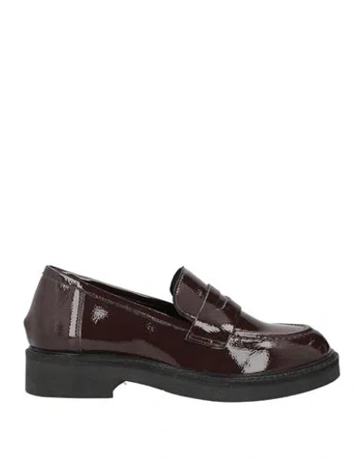 Le Pepite Woman Loafers Chocolate Brown Size 7 Leather