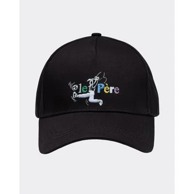 Le Pere Le Père Charlie Logo Dad Cap In Black