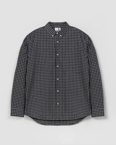 Le Pere Le Père Cross Button-down Shirt In Multi