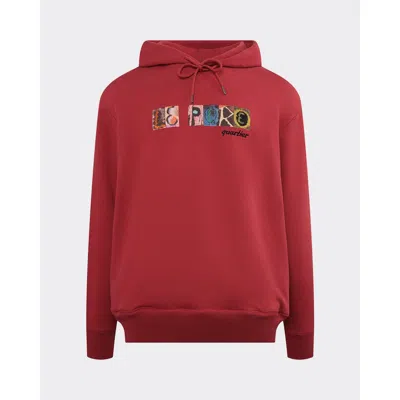 Le Pere Le Père Forest Hoodie In Burgundy