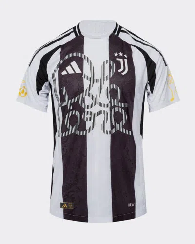 Le Pere Le Père Juventus X Adidas Embroidered Home Jersey In Black/white