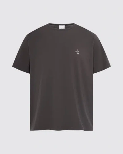 Le Pere Le Père Kami Logo Tee Shirt In Brown