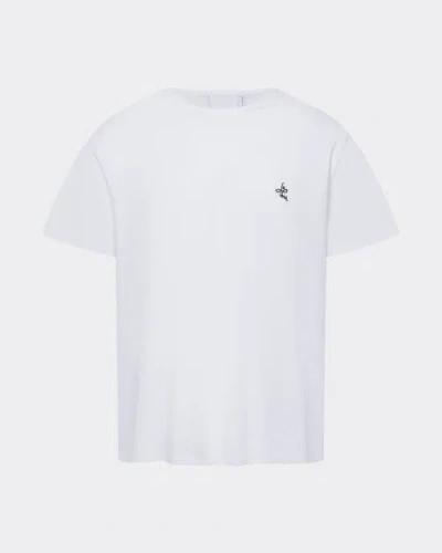 Le Pere Le Père Kami Logo Tee Shirt In White