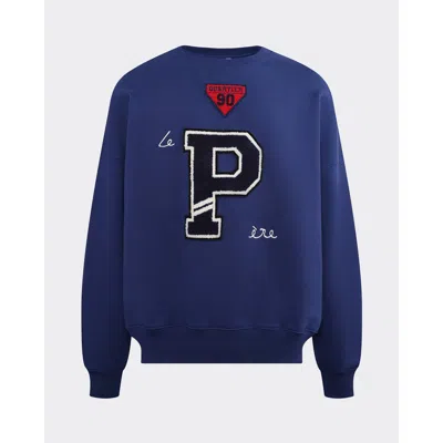 Le Pere Le Père Le P Sweatshirt In Blue