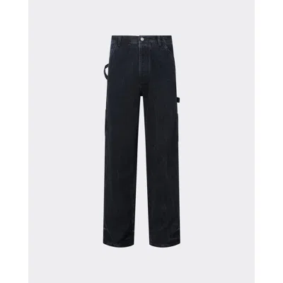 Le Pere Le Père Straight Leg Black Jeans