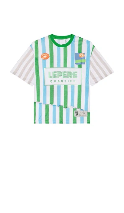 Le Pere X Antonio Carrau Lpfc Mesh T-shirt In Green