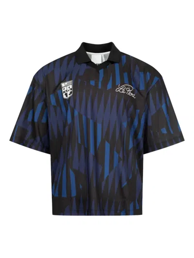 Le Pere Pattern Logo-detail Jersey In Multi