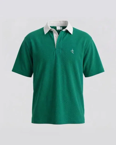 Le Pere Le Père Rugby Polo In Green