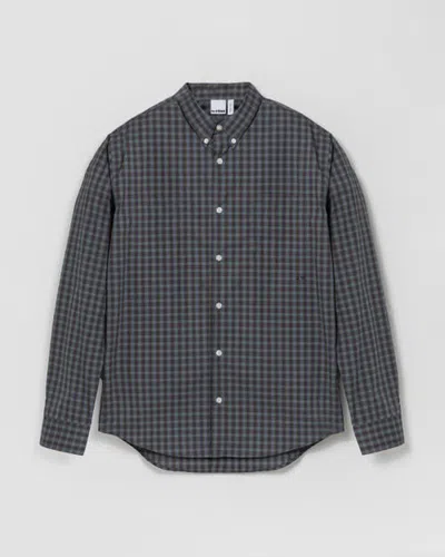 Le Pere Le Père Seafoam Button-down Shirt In Gray