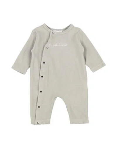 Le Petit Coco Newborn Boy Baby Jumpsuits & Overalls Grey Size 3 Cotton In Green