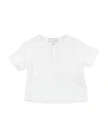 Le Petit Coco Newborn Boy T-shirt White Size 3 Cotton In White