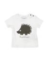 Le Petit Coco Newborn Boy T-shirt White Size 3 Organic Cotton In White