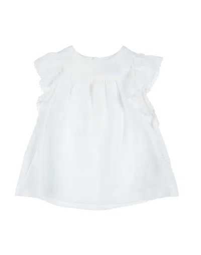 Le Petit Coco Babies'  Blouses In White