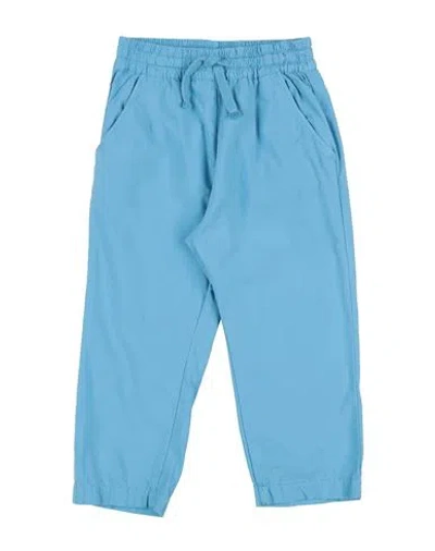 Le Petit Coco Babies'  Toddler Boy Pants Azure Size 4 Cotton In Blue