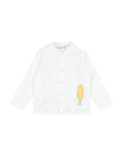 Le Petit Coco Babies'  Toddler Boy Shirt Ivory Size 4 Cotton In White