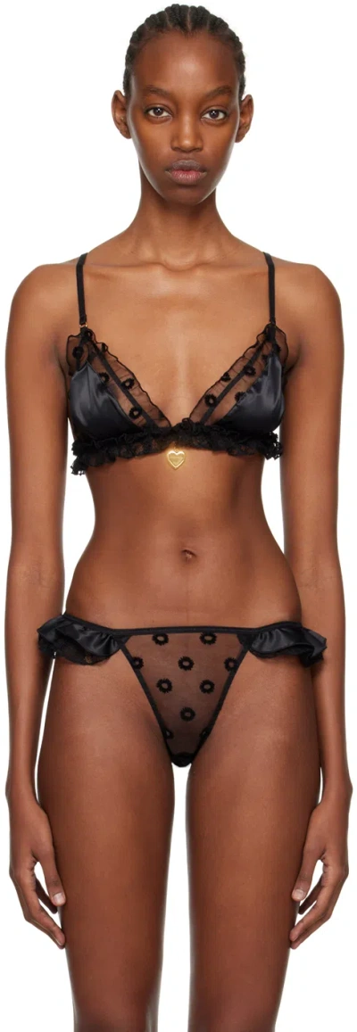 Le Petit Trou Black Triangle Bra