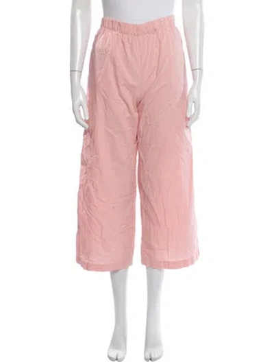 Pre-owned Le Petit Trou Wide Leg Pants In Pink