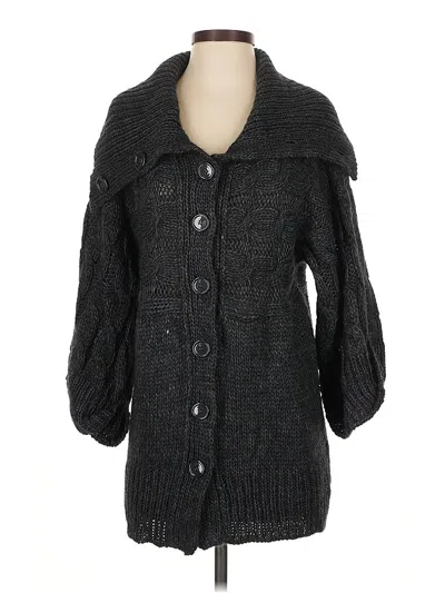 Pre-owned Le Phare De La Baleine Cardigan Sweater In Black