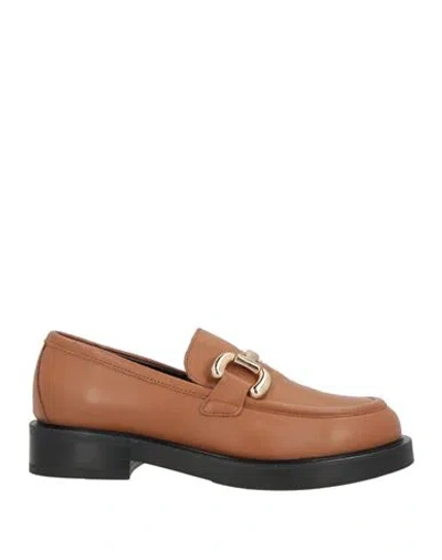 Le Première Pas Woman Loafers Brown Size 6 Leather