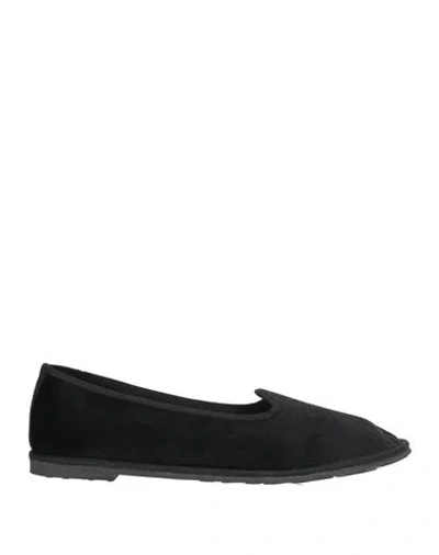 Le Regine Del Forte Woman Loafers Black Size 7 Textile Fibers