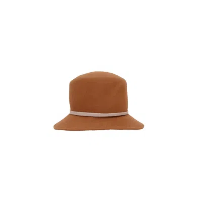 Le Réussi Women's Cloche Brown Hat