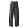 Le Réussi Women's Power Woman Black Pinned Stripes Pants In Black