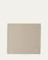 Le Reve D'anfu Cherry Blossom Embroidered Linen Napkin, 22" Square In Linen
