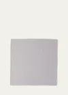 Le Reve D'anfu Ruffles Linen Napkin, 22" Square In 5704 Lt Grey
