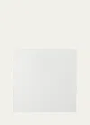 Le Reve D'anfu White Ruffles Linen Napkin In 4581 White