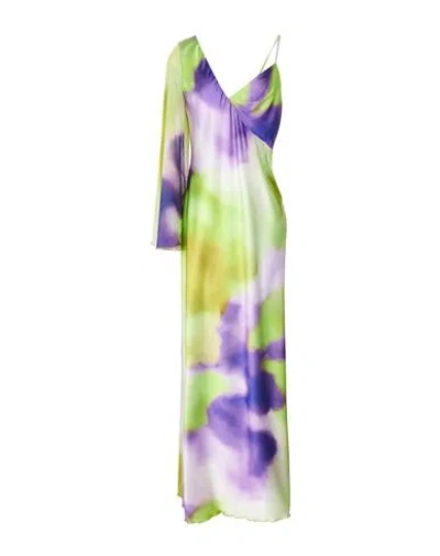 Le Rjtange® Le_rjtange Woman Maxi Dress Lime Green Size 10 Polyester, Elastane