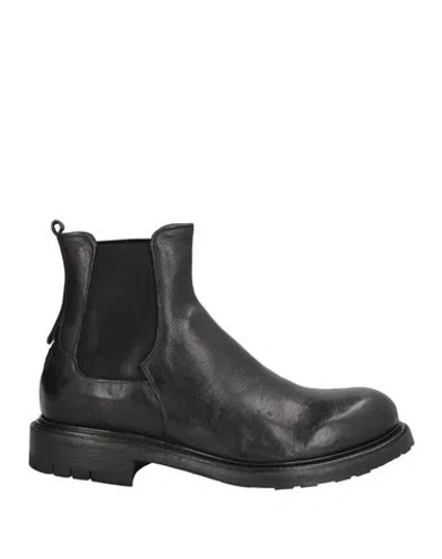 Le Ruemarcel Man Ankle Boots Black Size 9 Leather