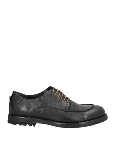 Le Ruemarcel Man Lace-up Shoes Black Size 7 Leather