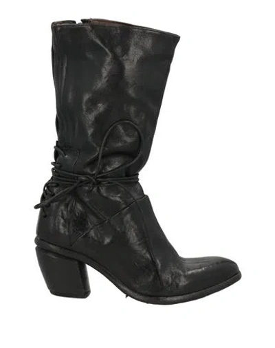 Le Ruemarcel Woman Ankle Boots Black Size 8 Leather