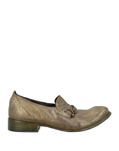 Le Ruemarcel Woman Loafers Gold Size 8 Leather