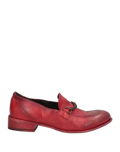 Le Ruemarcel Woman Loafers Red Size 8 Leather