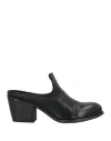 Le Ruemarcel Woman Mules & Clogs Black Size 11 Soft Leather In Black