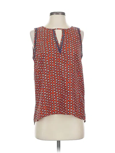 Pre-owned Le Sample Sleeveless Blouse In Red
